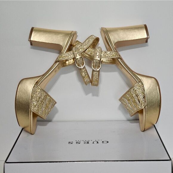 🌟Guess Haldem, Beautiful Platform Heels. NIB-Size 10 - Picture 4 of 9